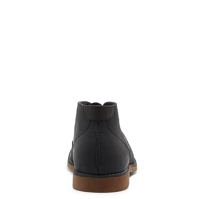 Classic Pure Leather Handmade Black Chukkas Boot