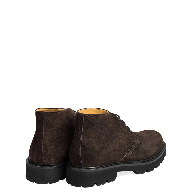 Luxury Suede Desert Leather Chukkas Boot Brown