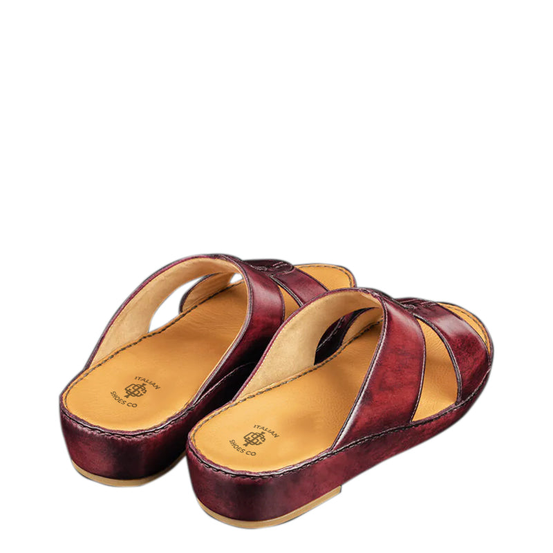 Luxury Solid Leather Arabic Tan Sandal