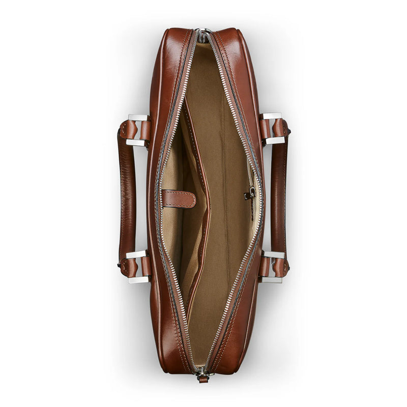 Men’s Premium Leather Blue Luxe Briefcase