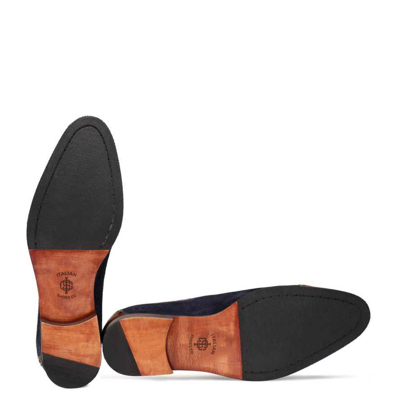 Handmade Solid Leather Formal Oxford Dual Tone Shoe