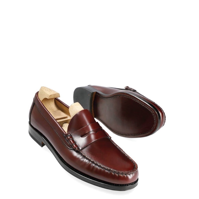 Penny Handmade Polished Leather Tan Loafer