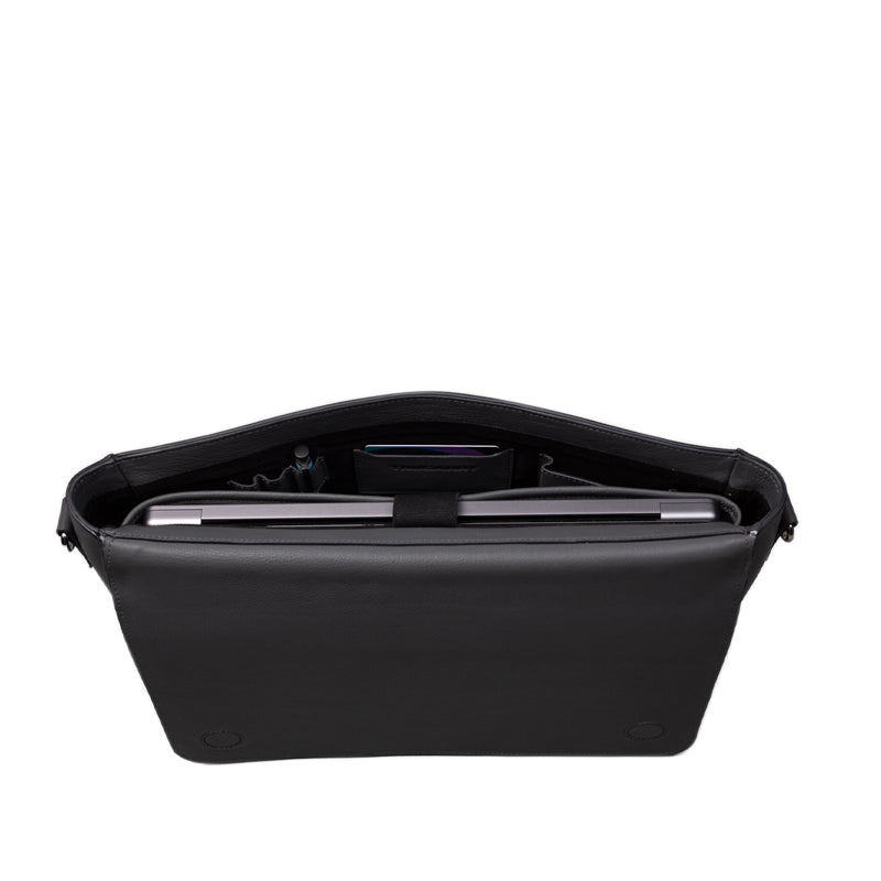 Carismatico Leather Messenger Grey Bag For Men