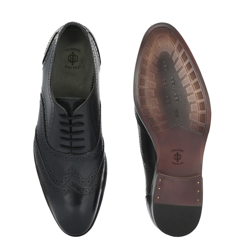 Premium Handmade Leather Formal Black Oxford Shoe