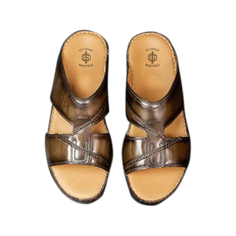 Luxury Comfort Arabic Brown Sandal