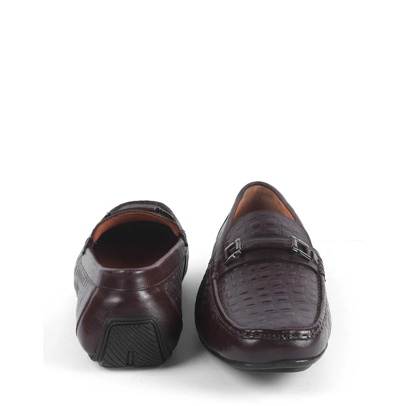 Men Casual Stylish Italian Leather Driving Black Loafer