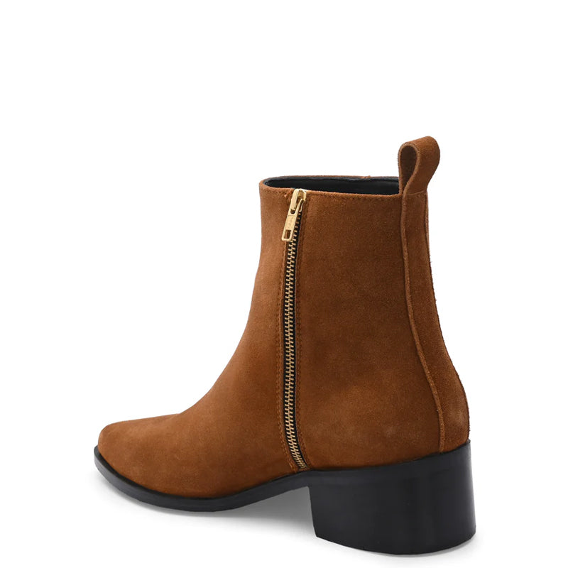 Luxury Suede Leather Fashion High Side-Zipper Boots