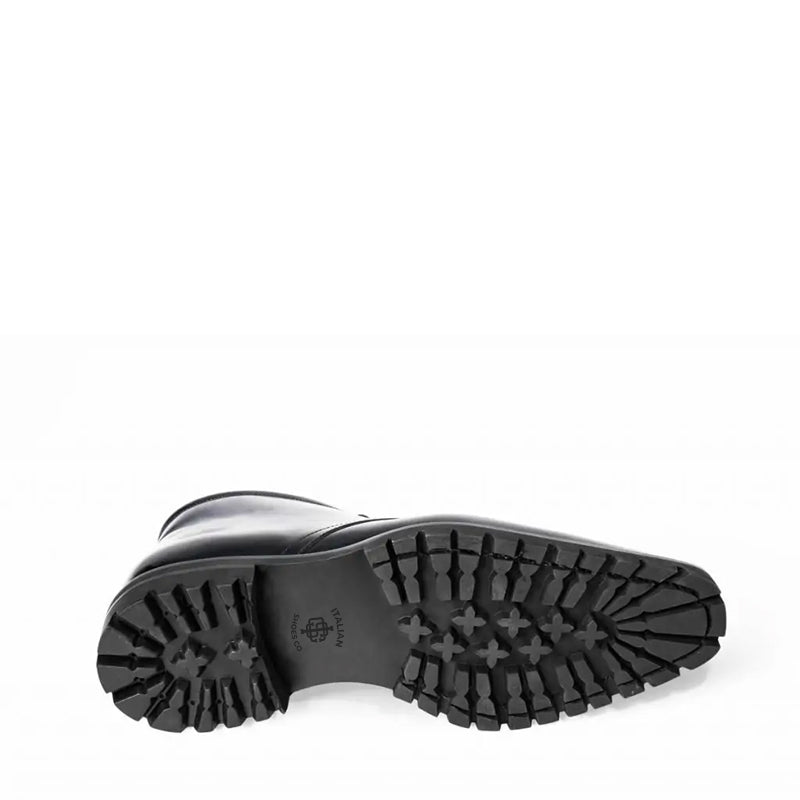 Men Handpainted Solid Leather Chukkas Burgundy Boot