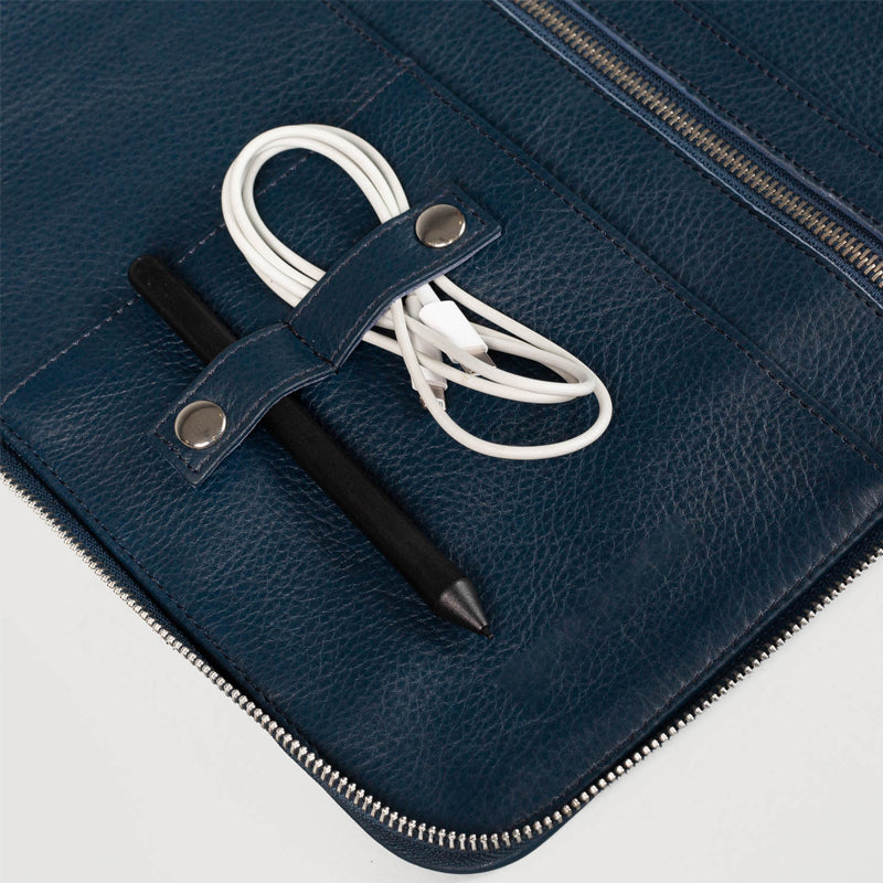 The Eclectic Leather Brown Folio Organizer