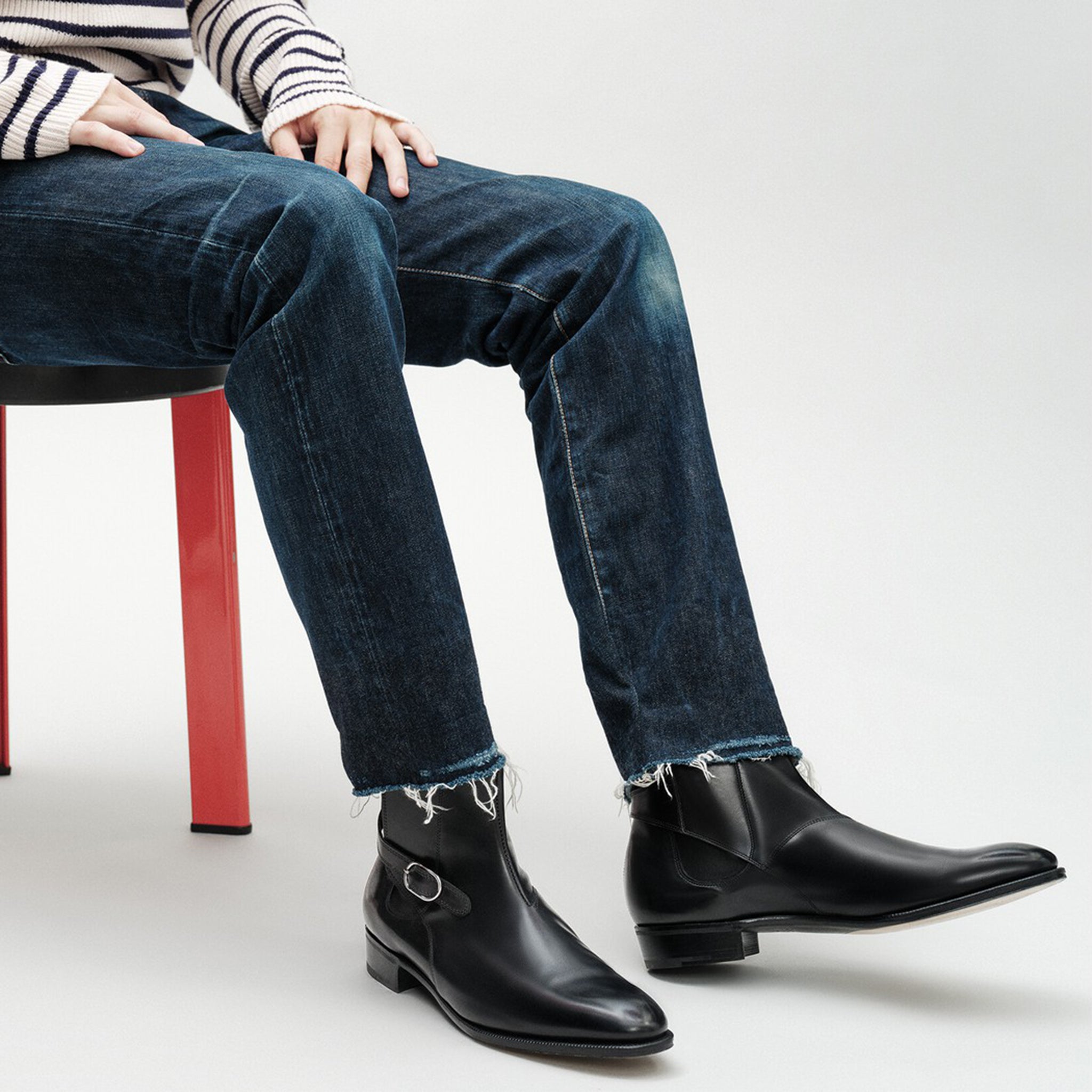 Infradito Hopper Buckle Boots