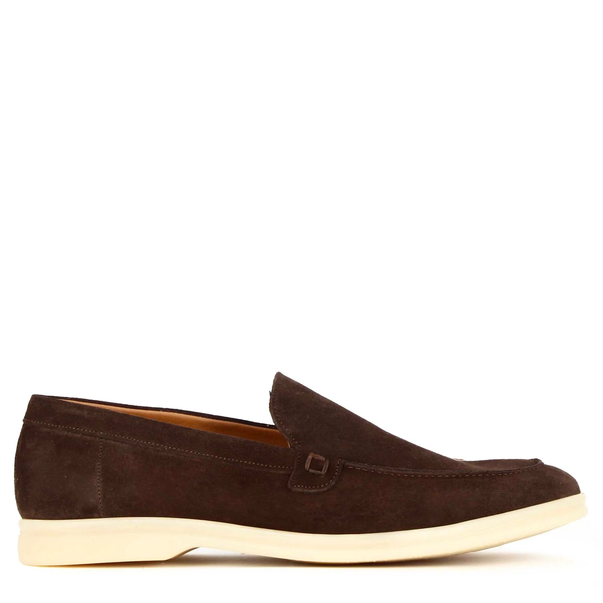 Dark Brown Suede Moccasin