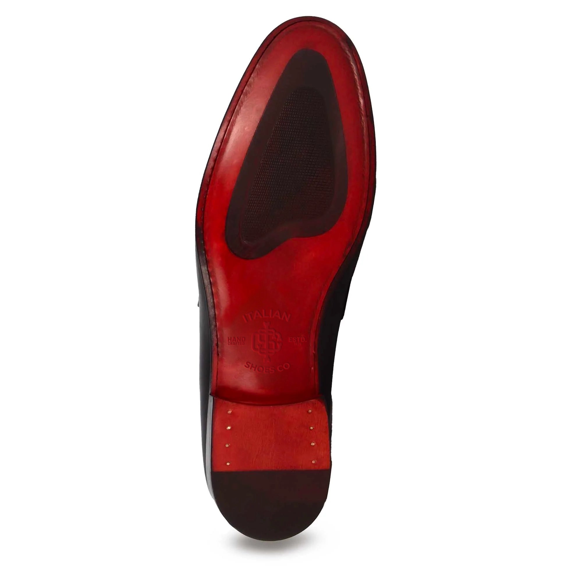 Dark Green Leather Moccasin