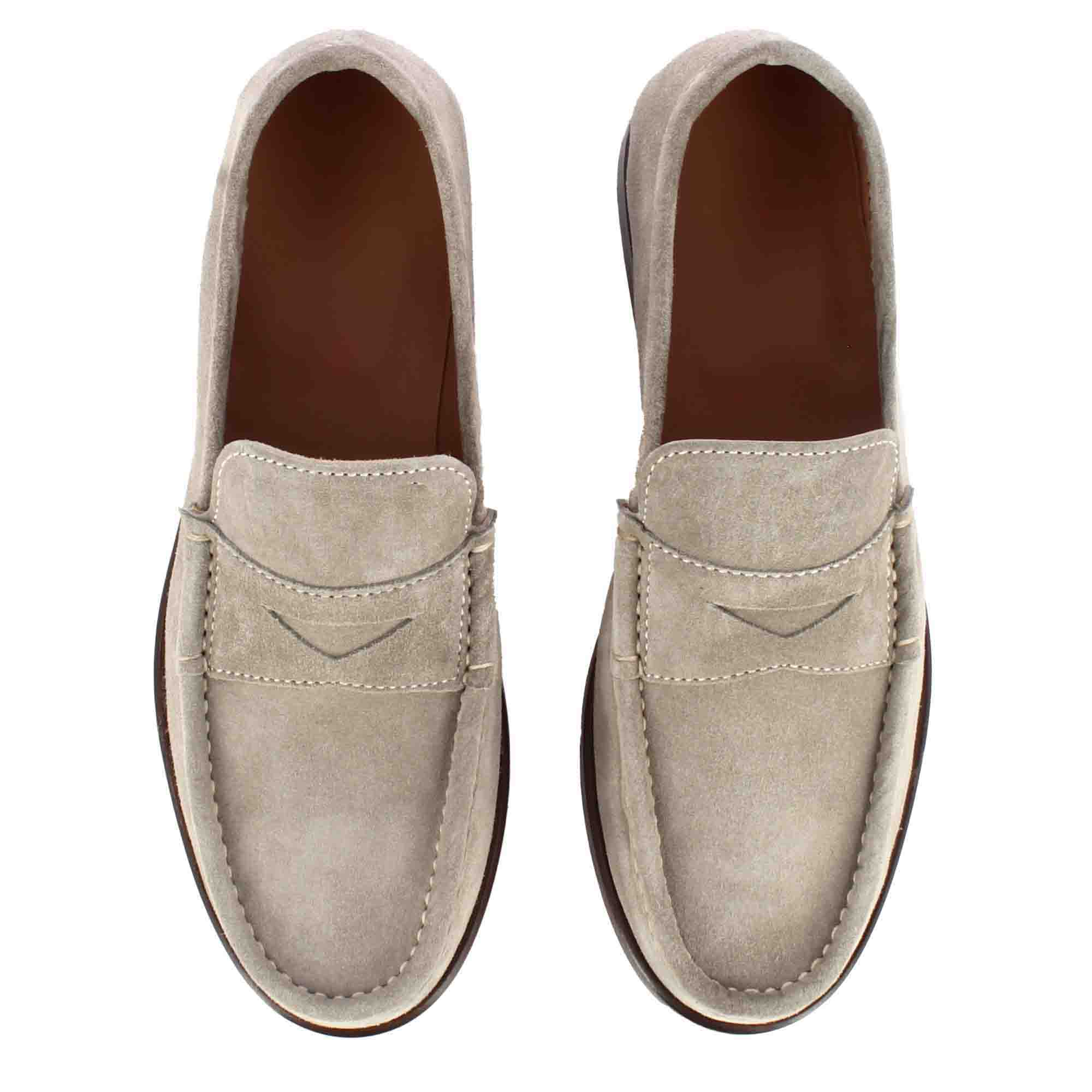 penny Suede Leather Loafer