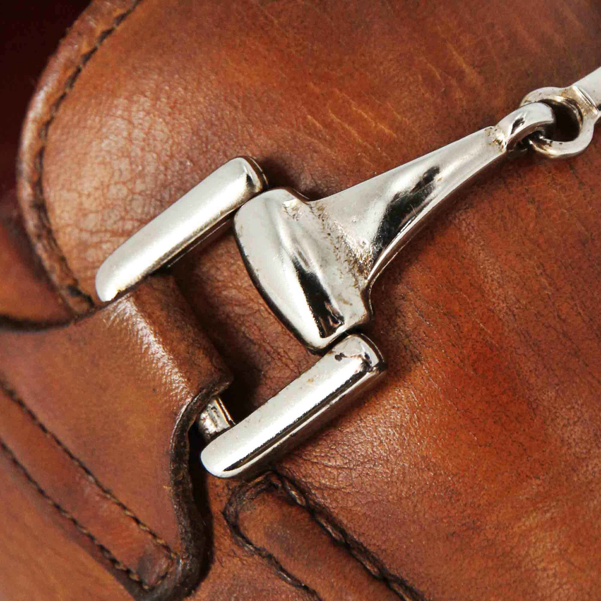 Classic Brown Leather Moccasin With Horsebit