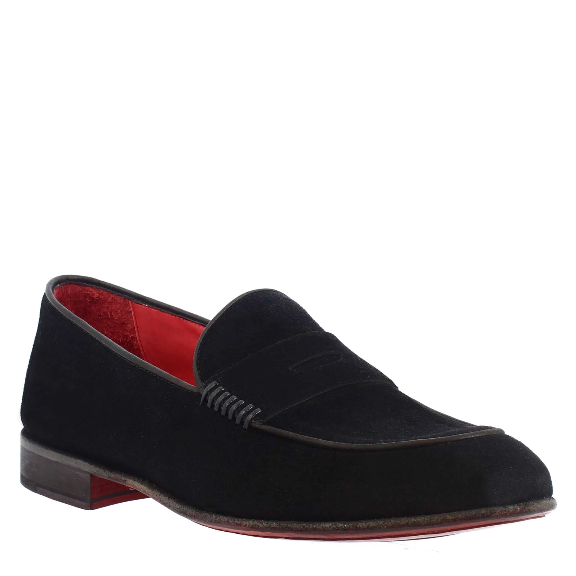 Comfort Men's Black Suede Moccasin