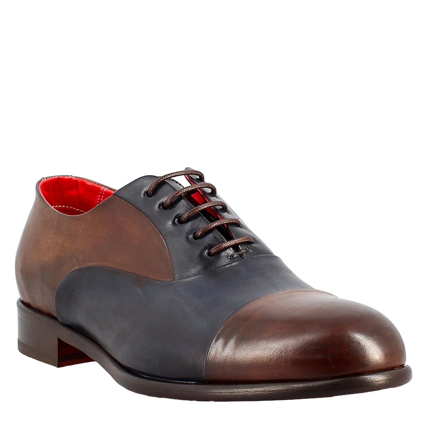 Men's Solid Leather Oxford Shoes