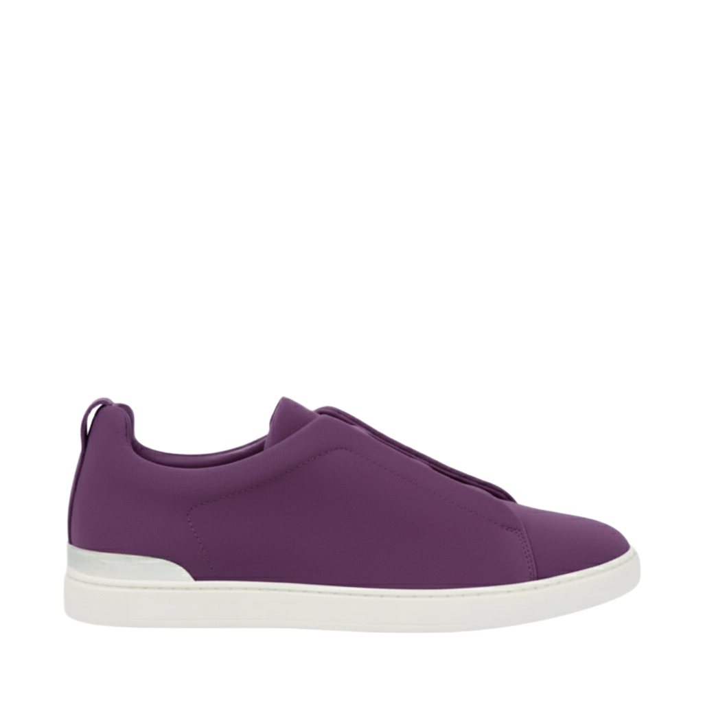 Luxury Edition Triple Stitch Purple Sneaker for Men's