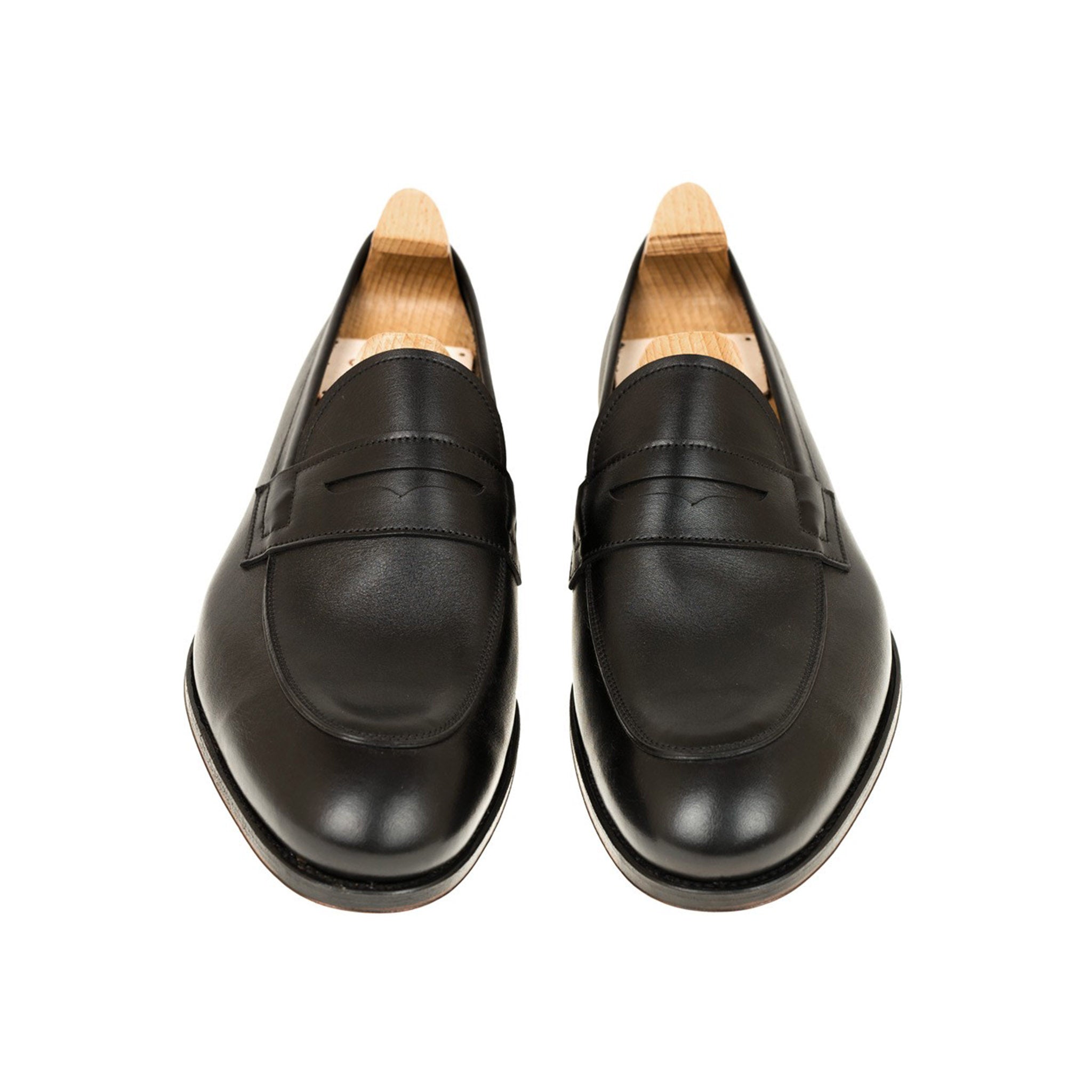 Sparkled Coal Penny Loafers