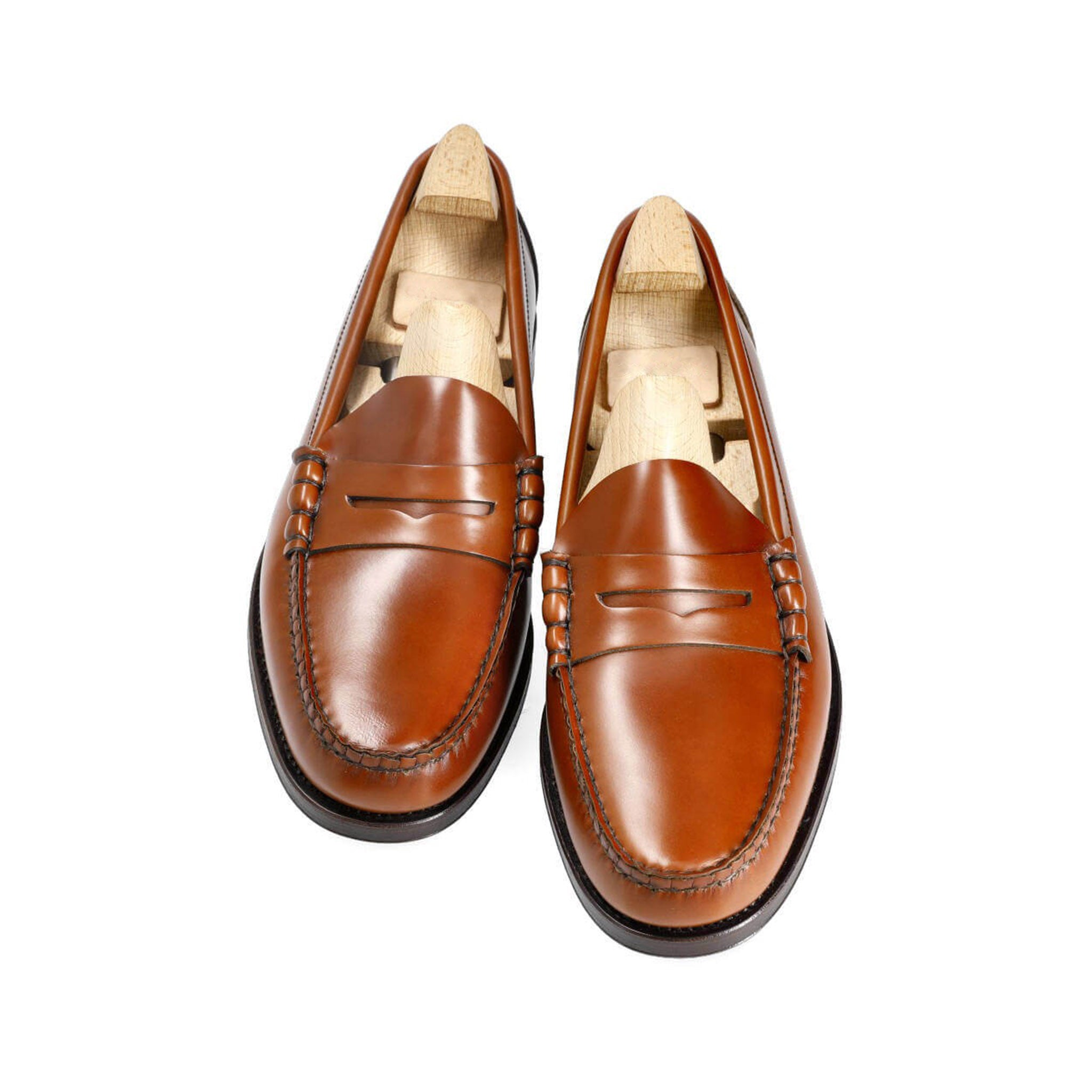 Cumin Tan Penny Loafers