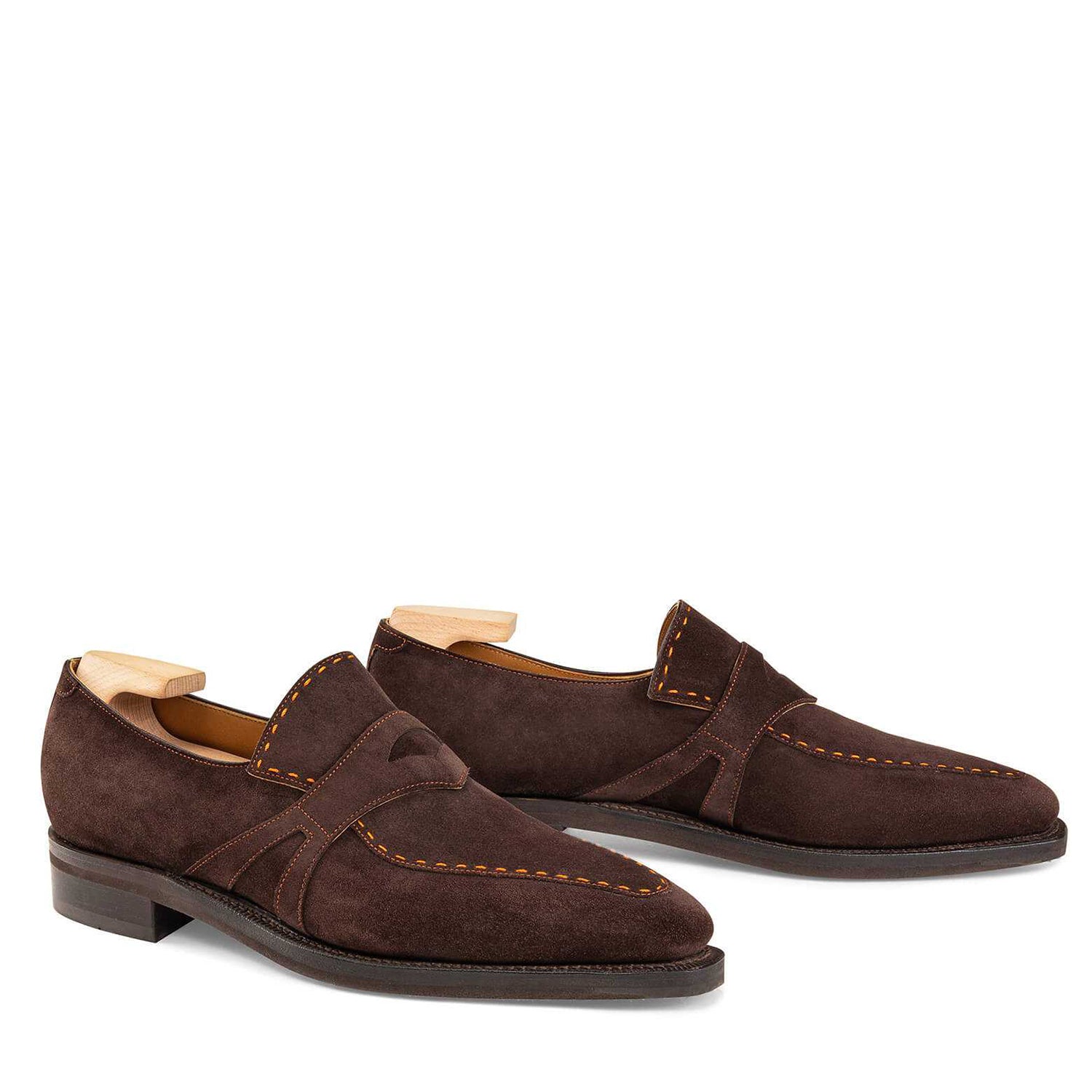 RASCAILLE  SUEDE CALF LEATHER DARK BROWN