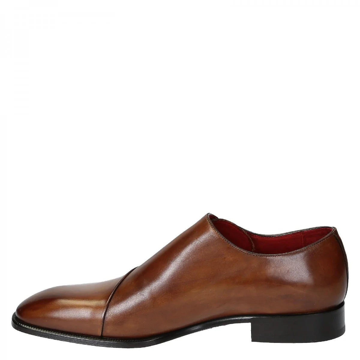 Light brown leather dress shoes