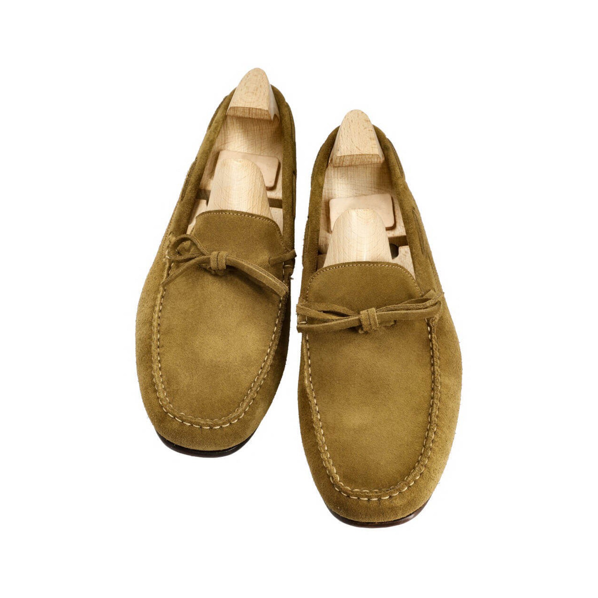 Caper Green Driving Suede