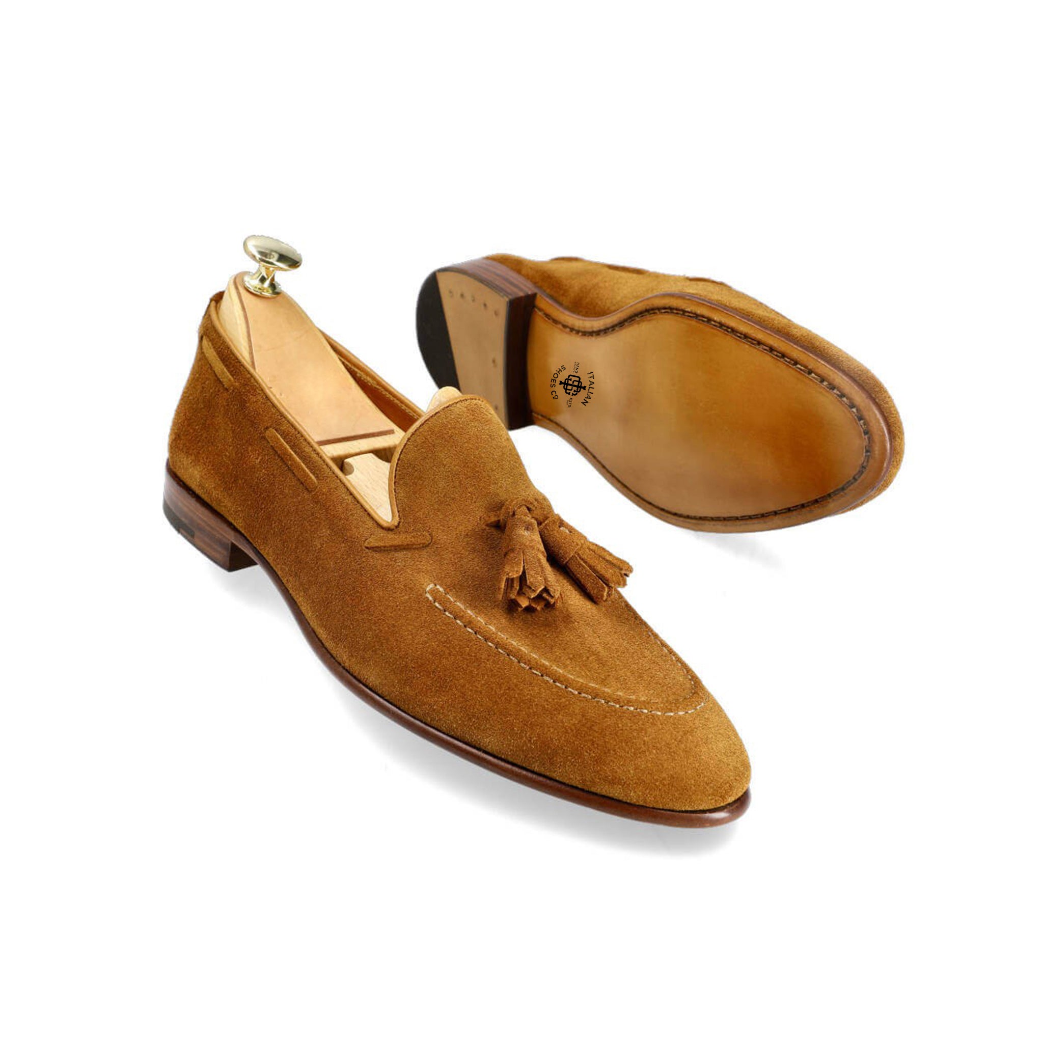 Russet Leather Tassel Loafer