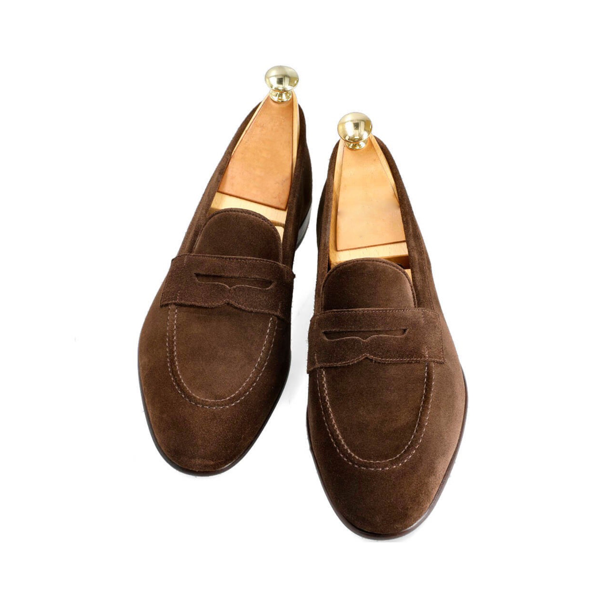 Deep Oak Penny Loafers