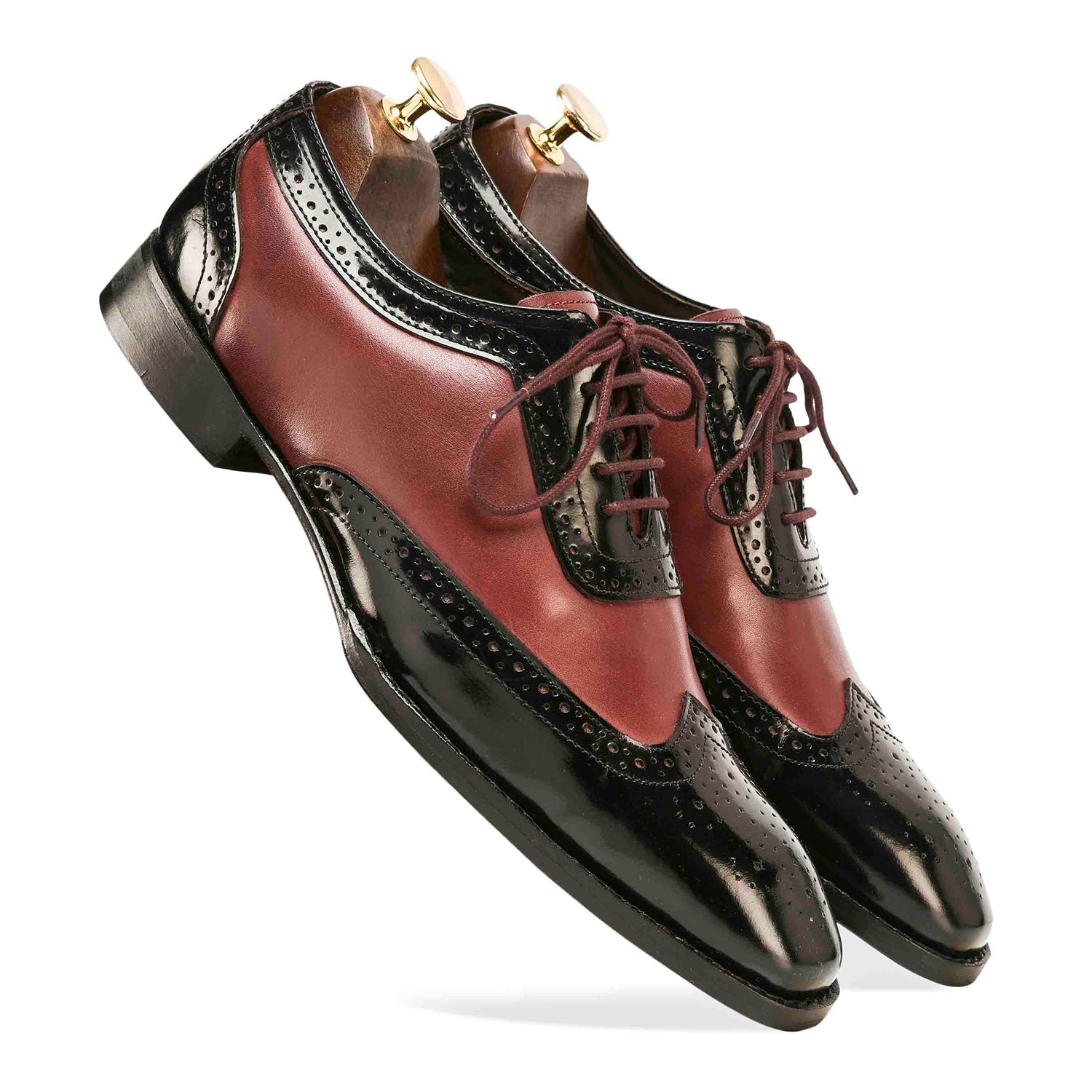 Cherokee Brogues Cherry & Black