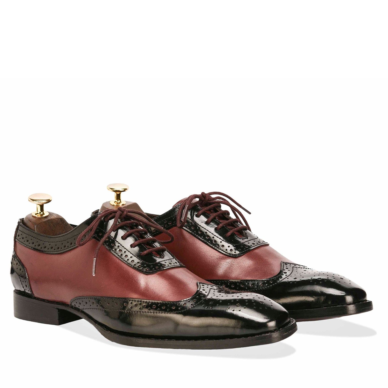 Cherokee Brogues Cherry & Black