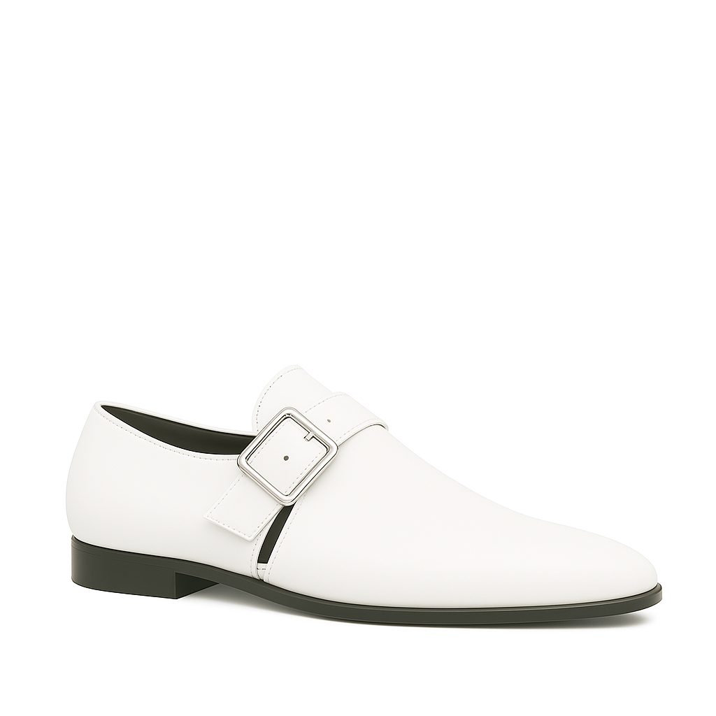 Mamie Frye Loafers in White