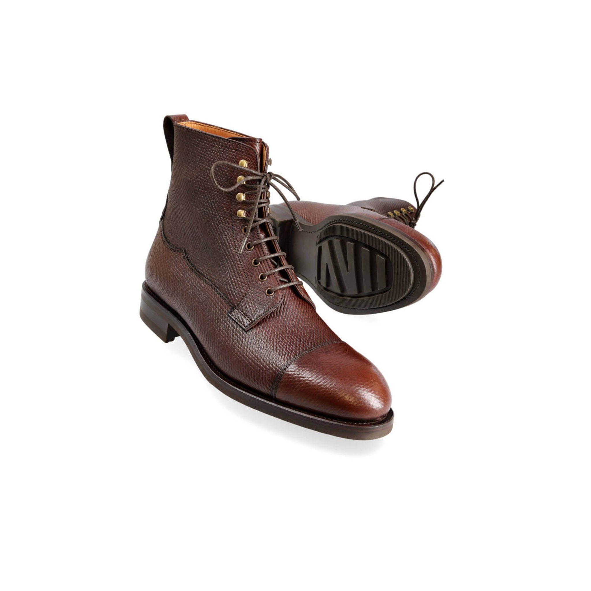 Russian Calf Burgundy Work Boots