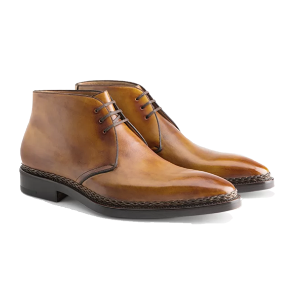 Derby Shade Brown Chukka Ankle Boots