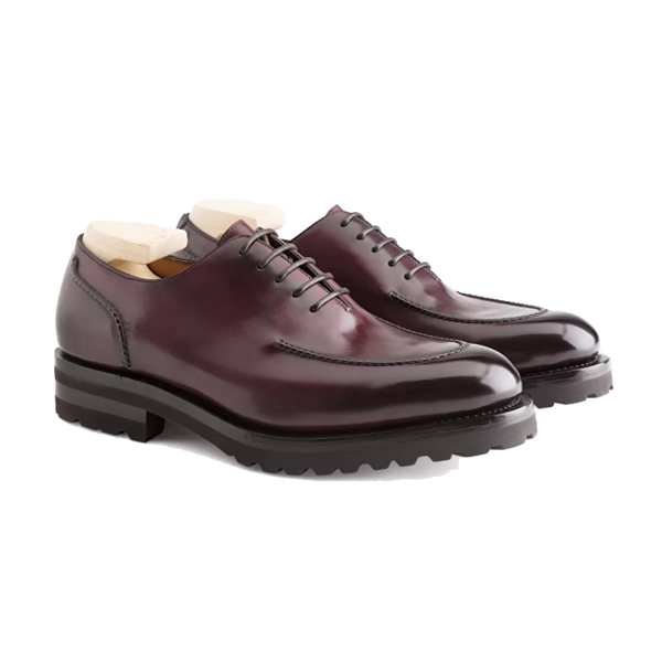 Oxford Burgundy Leather Shoes For Men Online