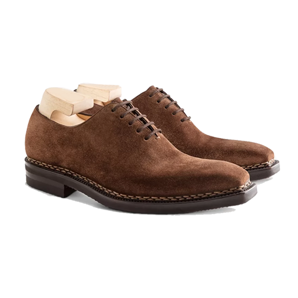 Oxford Brown Suede Leather Shoes