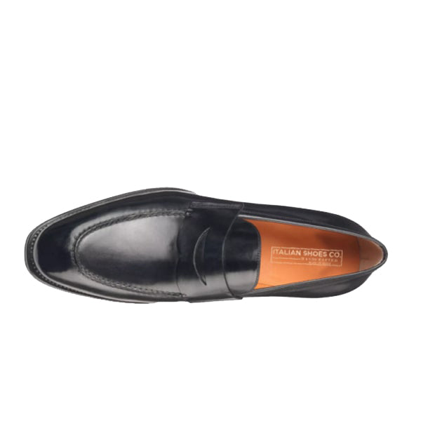 Penny Black Leather Loafer