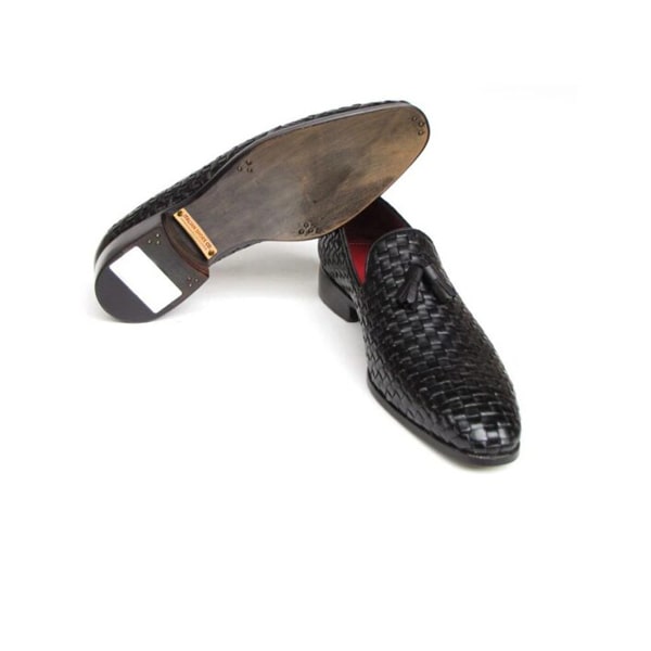 Tassel Woven Leather Loafer