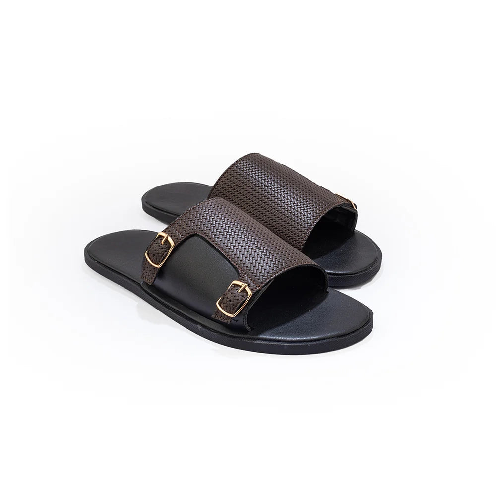 T-Rad Double Monk Strap Sandals - Black/Brown