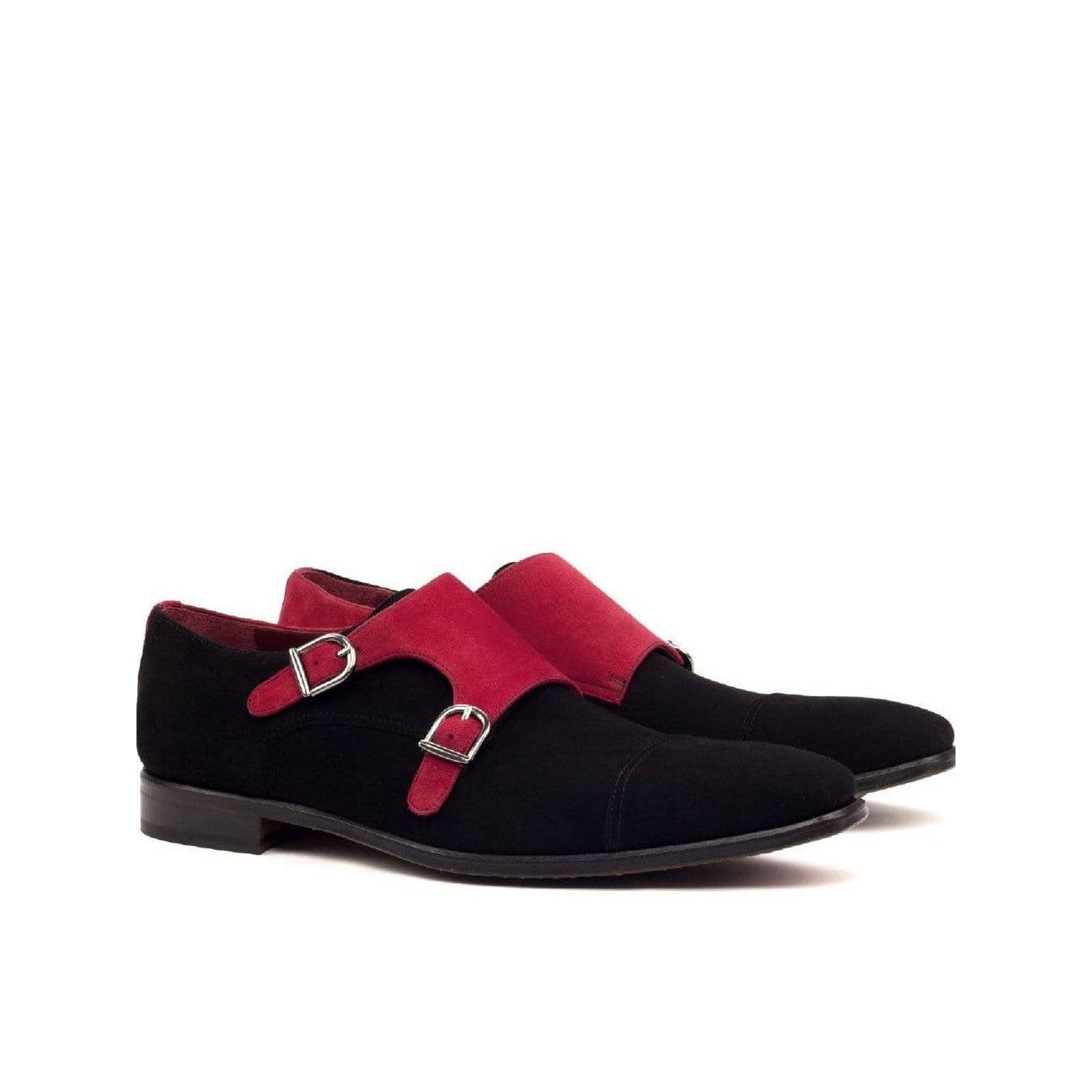 Elysian Embrace Double Monk Shoe Black