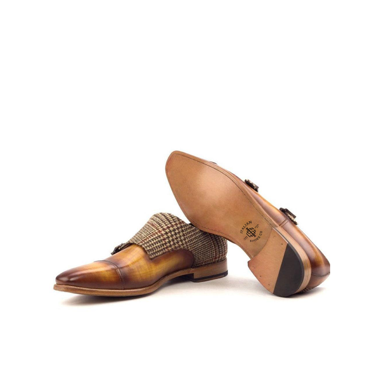 Noble Notions Double Monk Shoe Brown