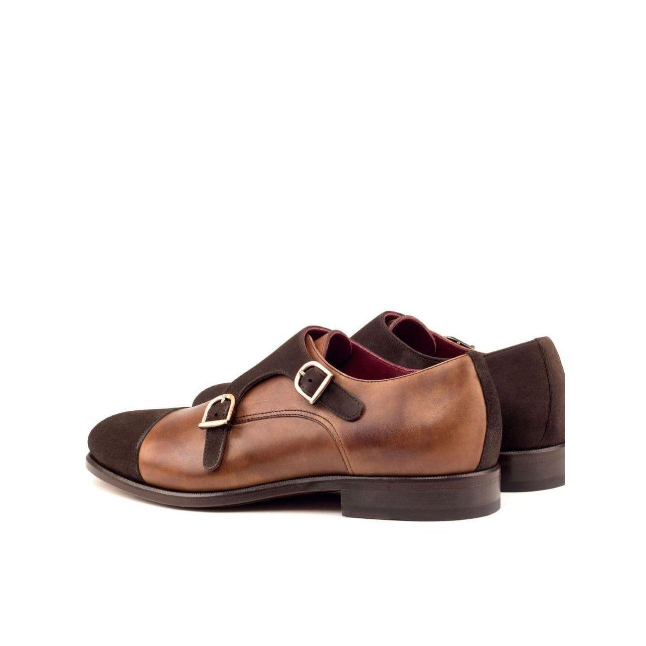 Posh Patter Double Monk Shoe Brown