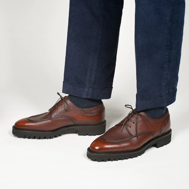 Markus Peters Leather Lace-Up Derby Oxford Shoes