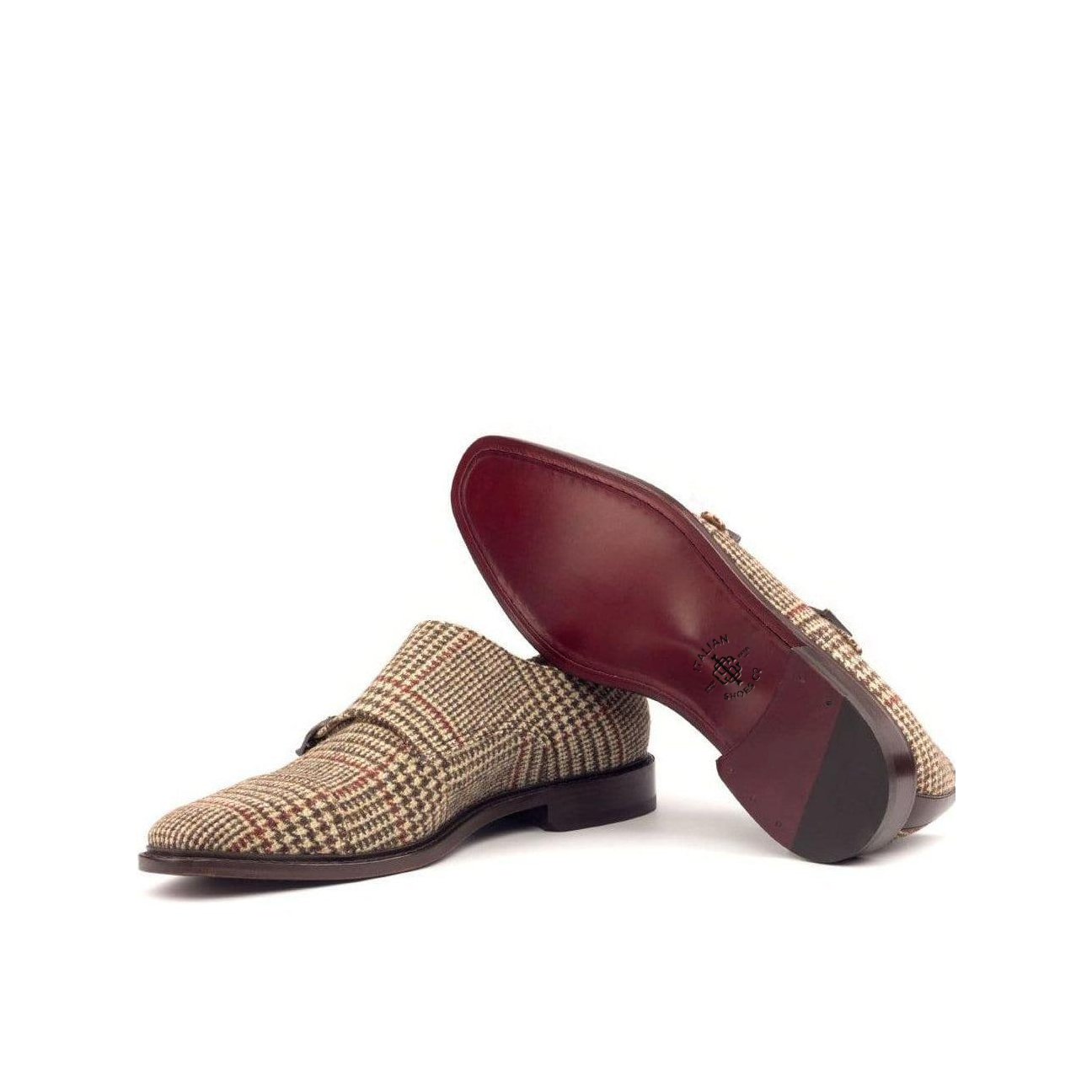 Sole Symphony Double Monk Shoes Brown