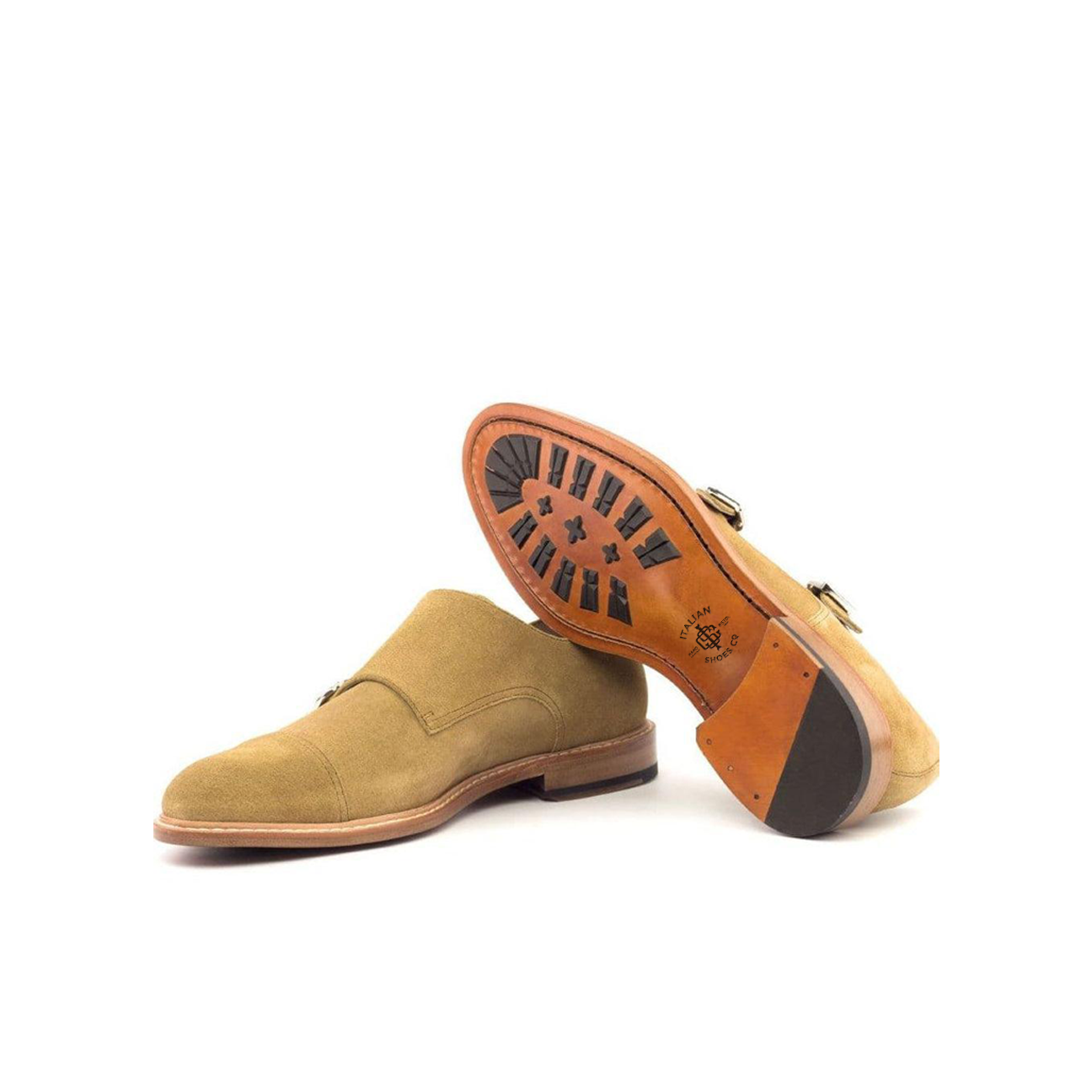 Urbane Unity Double Monk Shoe Tan