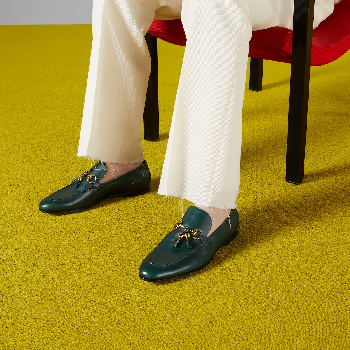 Renaldo Houston Green Loafer