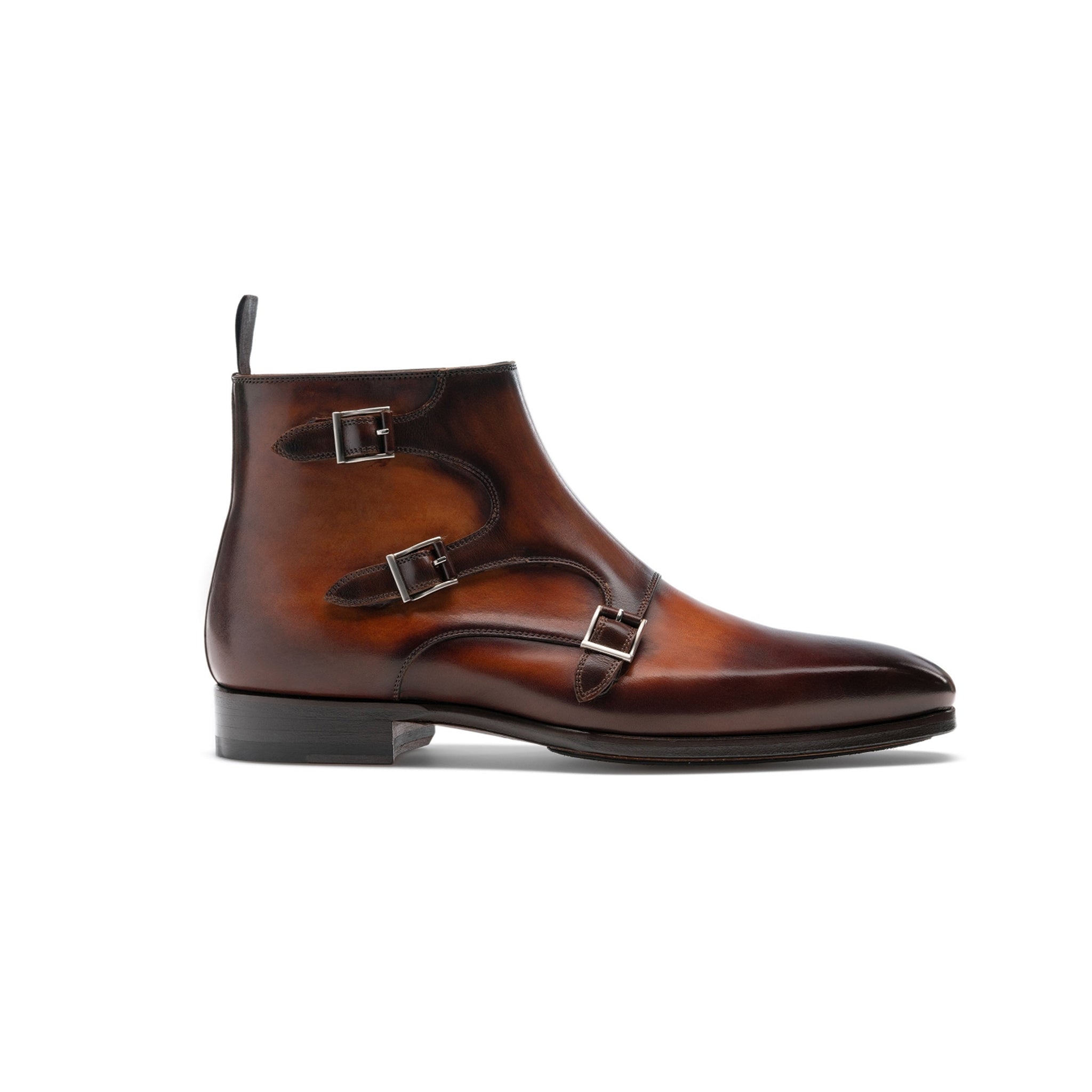 Jagger Triple Monkstrap Ankle Boots
