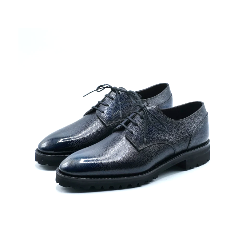 Manual Henry Leather Lace-UP Derby Oxford Shoes