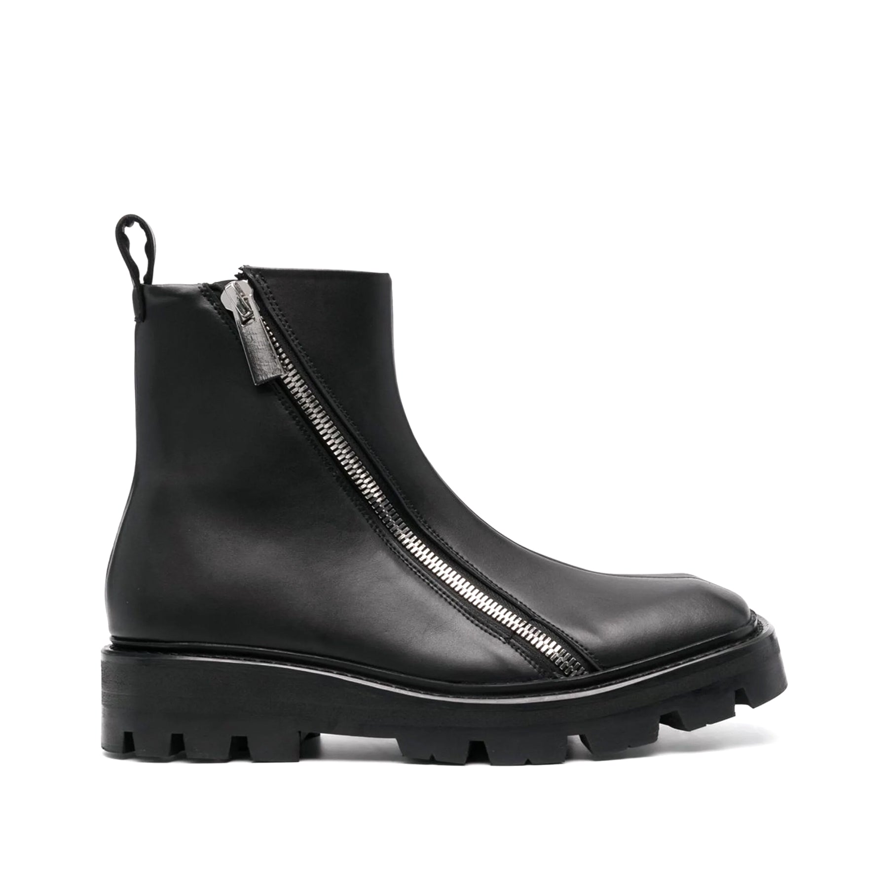 Double-Zip Ankle Boots