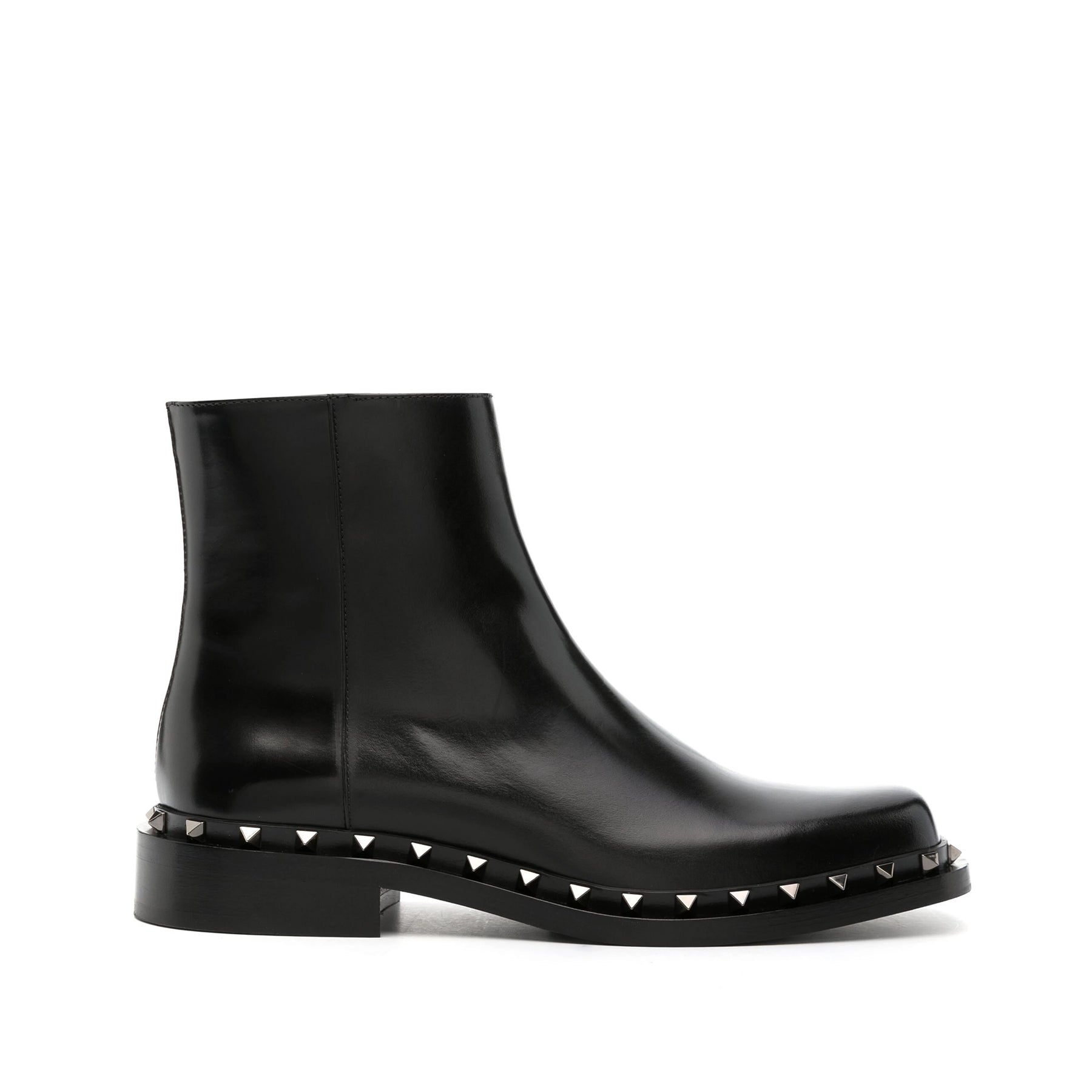 Rockstud Leather Boots