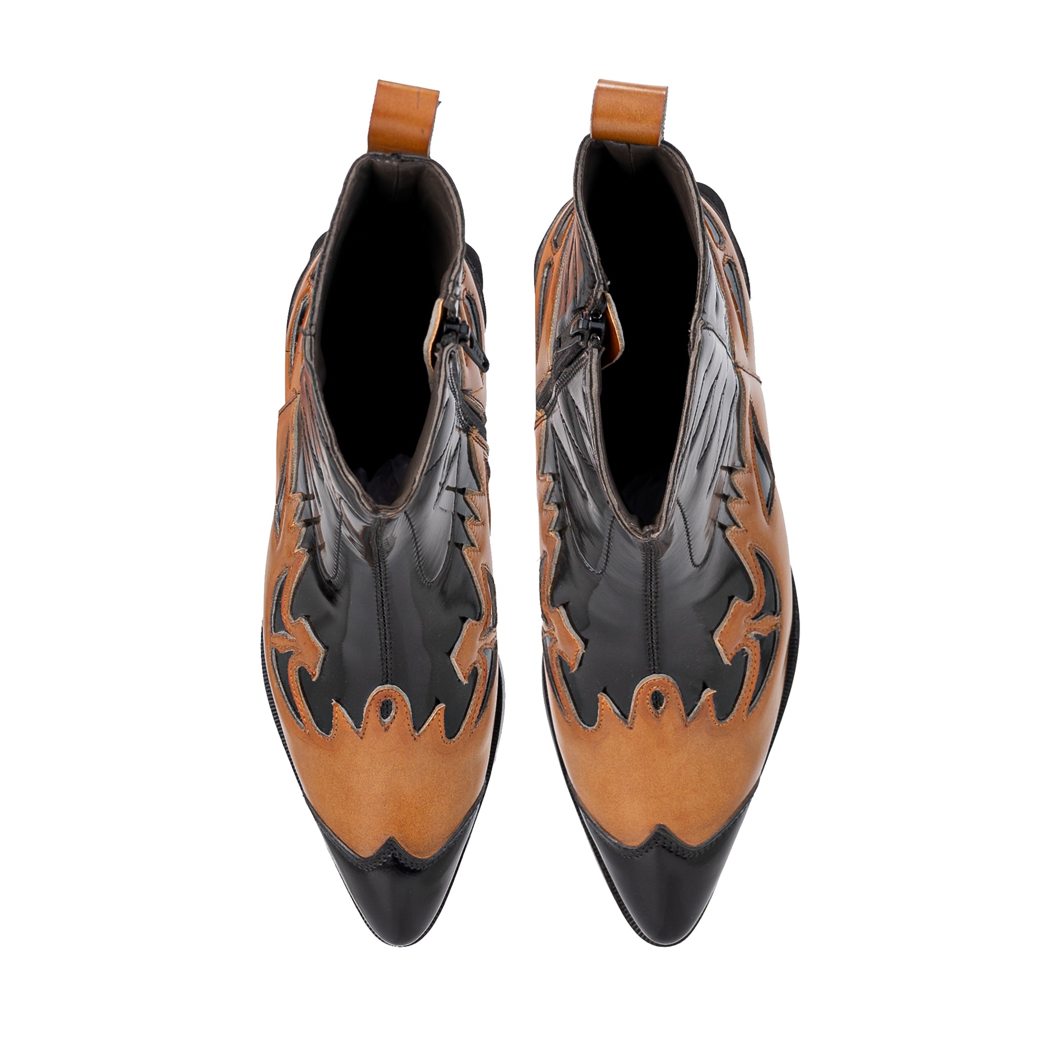 Chiara Captoe Suede High Ankle Boots